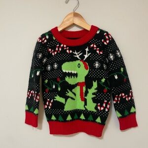 Dinosaur Christmas Sweater